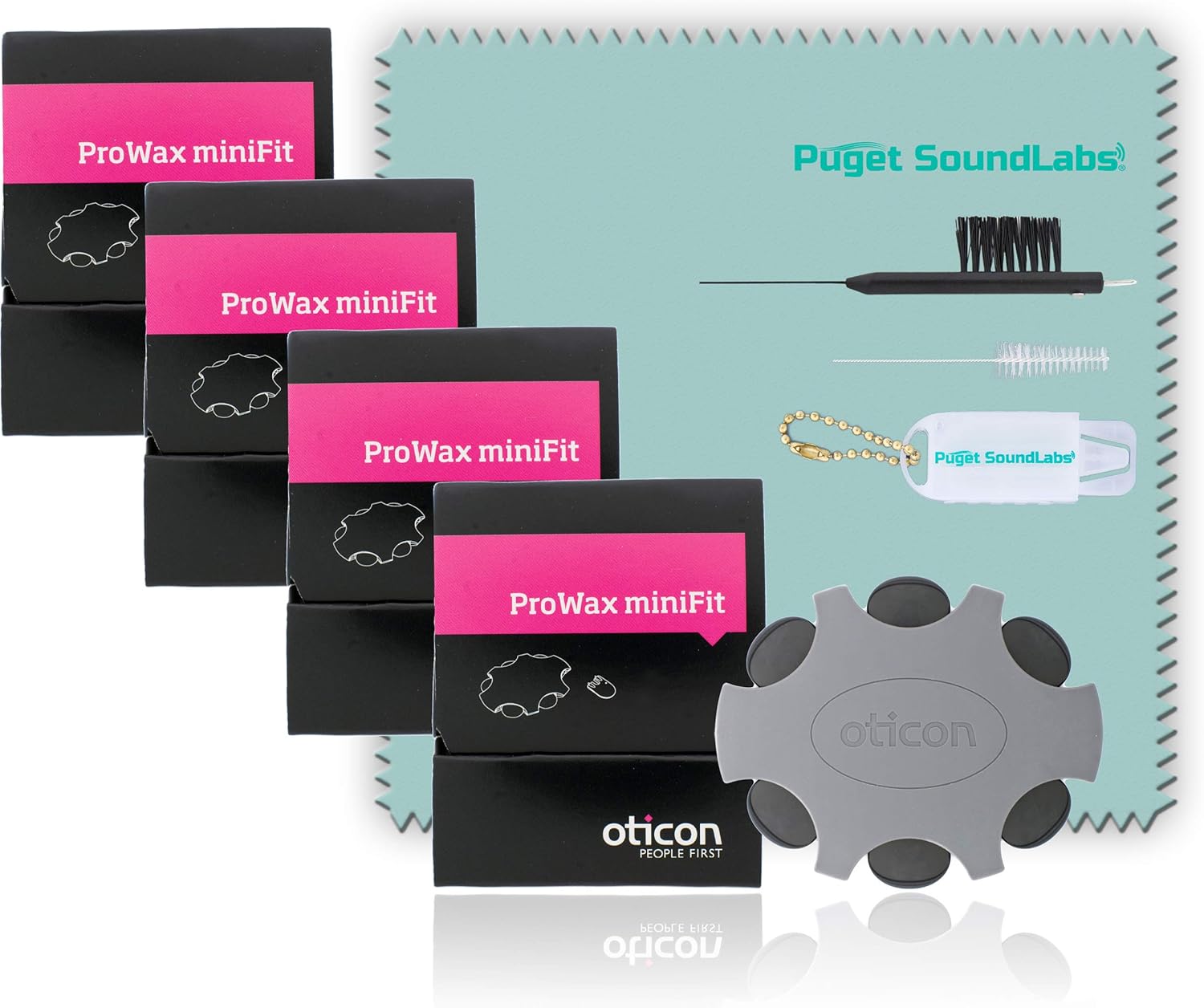 Oticon Prowax Minifit Replacement Wax Filters for Hearing Aids Bundled