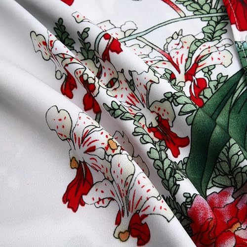 Miniatura 7 de Camisas Manga Corta Hombres Botones Estampado Floral Moda Blusa Playa Tops Turndown Camisetas Manga Corta Top