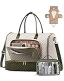 Convertible Travel Duffle Bag for Women Men, Garment Bag for Travel, Quilted Overnight Weekender Carry On Duffel Bags for Airplane, Suit Bags for Trip, Business