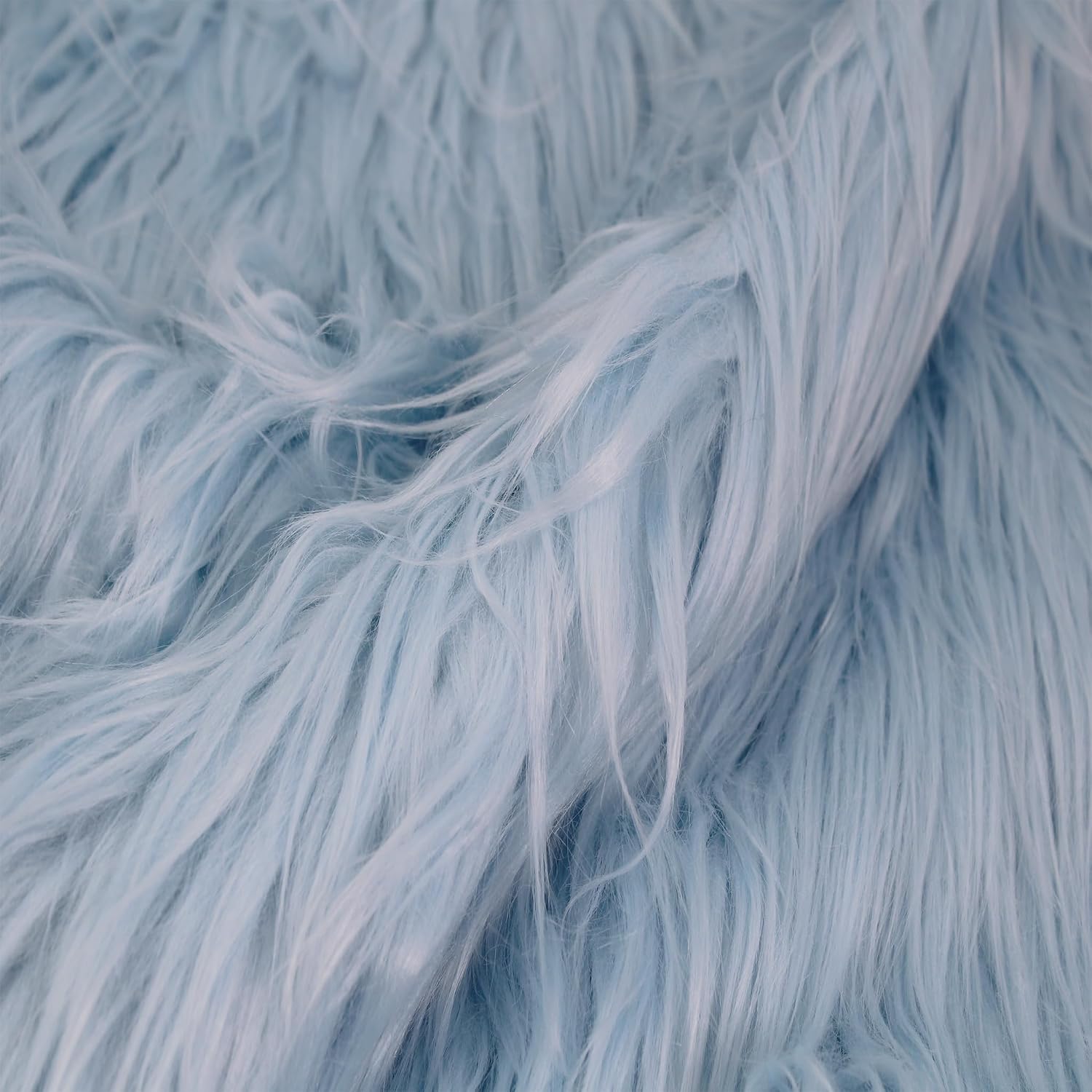 Mongolian Faux Fur-Christmas Fuzzy-Fabric by The Yard-Fluffy, Shaggy Mohair-for Costumes, Plush Toys, Apparel, Clothing, Decoration, and Gnome Beard Miniature