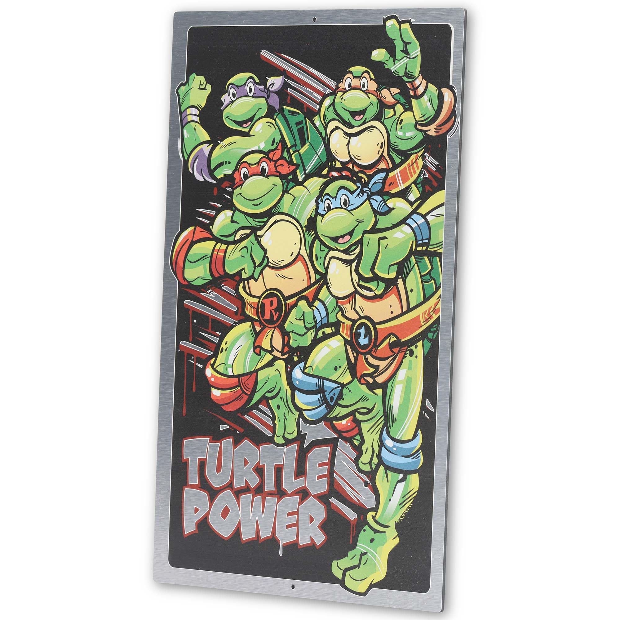 Amazon.com: Teenage Mutant Ninja Turtles Turtle Power Silver Metal