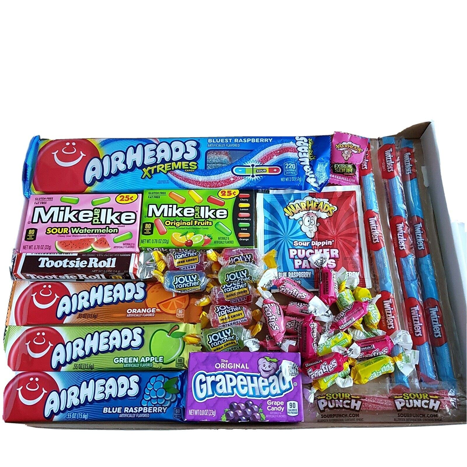 Sweetheadsuk American sweets box, Airheads Jolly Rancher Hamper box great gift box American candy
