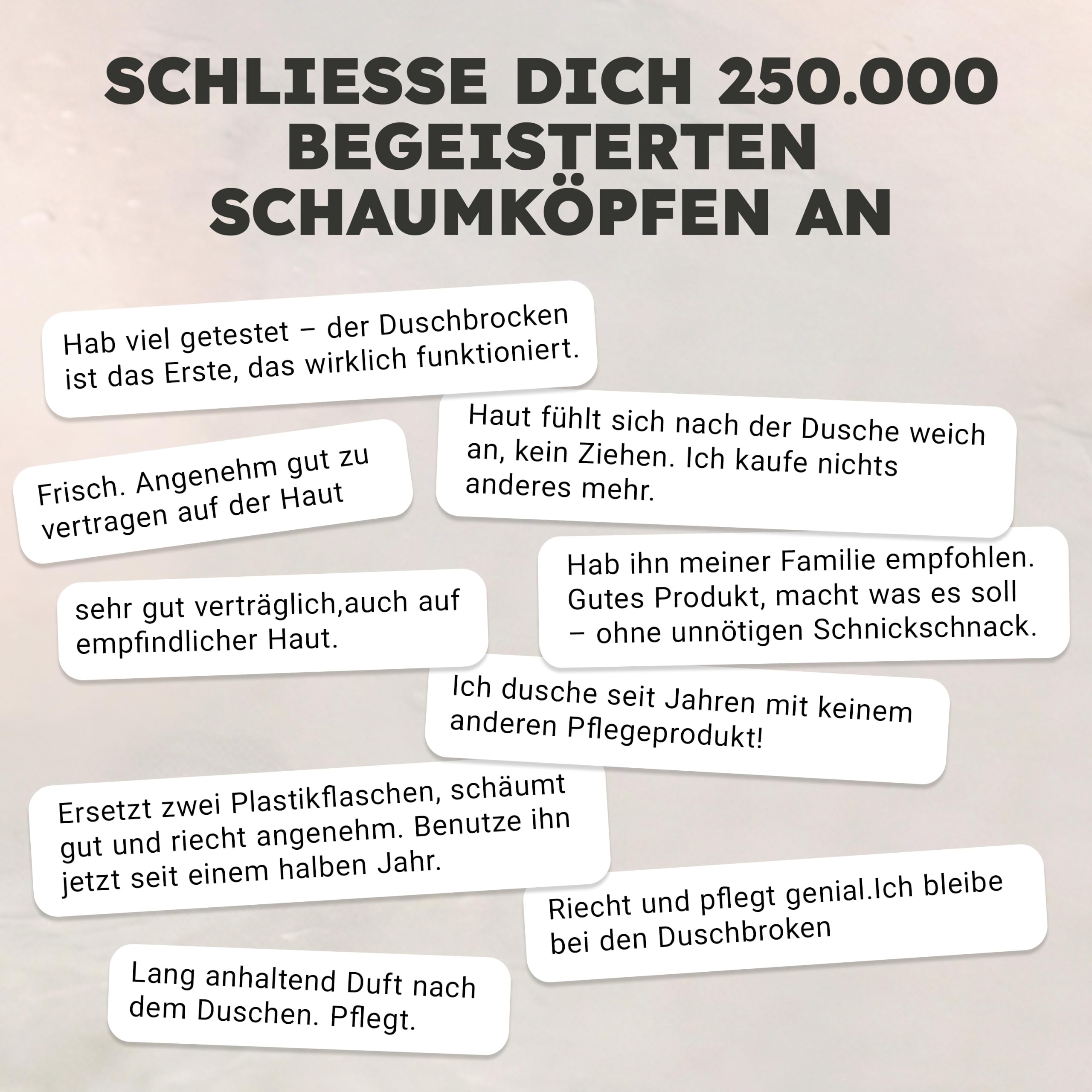 Duschbrocken 5x Cocos & Vanille Duschseife [2in1] Festes Shampoo, 500g