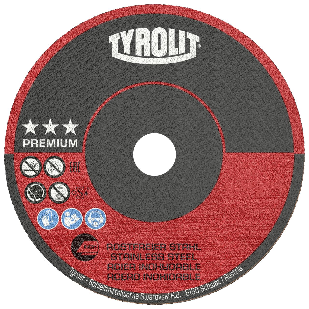 100x disco da taglio Tyrolit dritto 50x2x6 mm A60 PREMIUM Inox