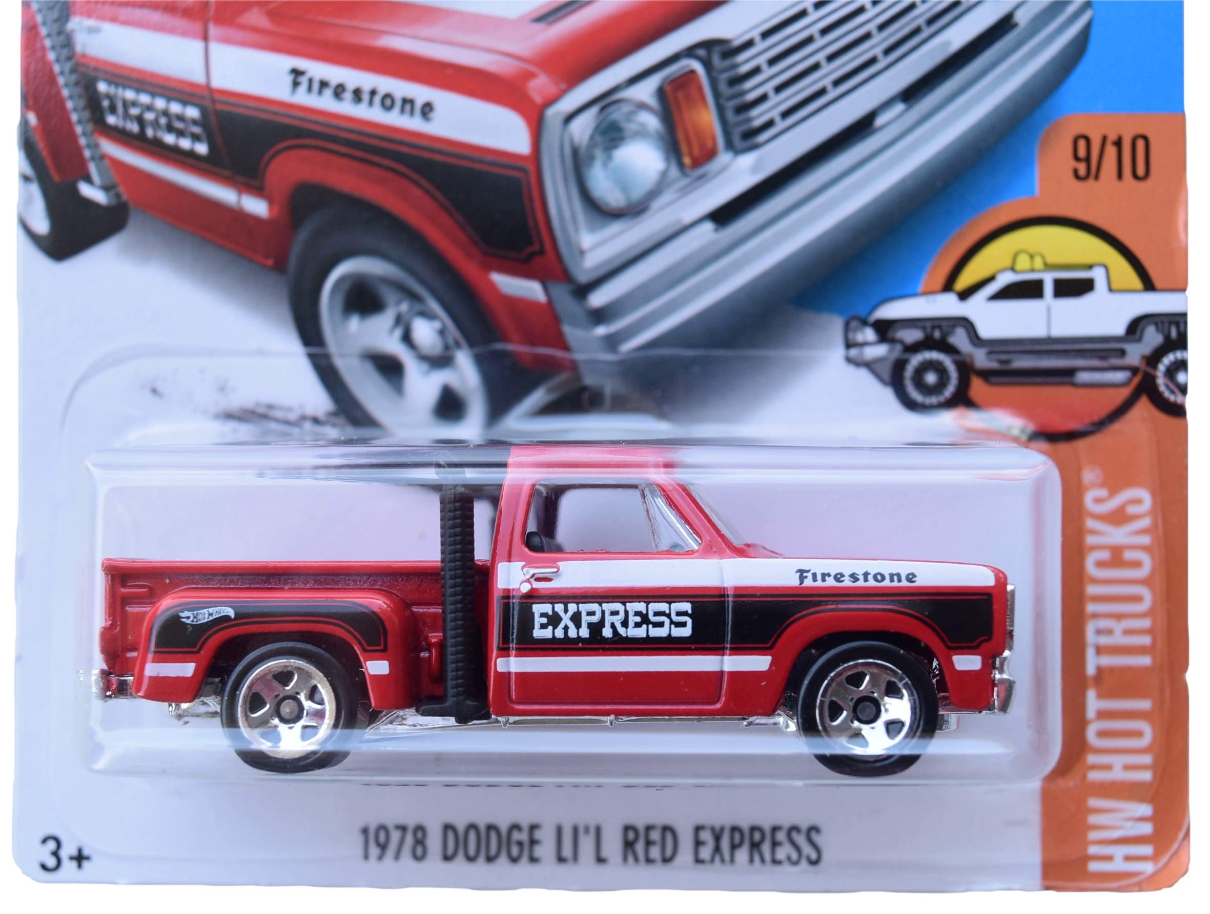 Amazon.com: Hot Wheels 1978 Dodge Li'l Red Express 9/10, red