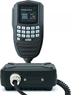 BTECH GMRS-20V2 20W 200 Fully Customizable Channels Mobile GMRS Two-Way Radio. IP67 Submersible Waterproof, Repeater Compatible, Dual Band Scanning (VHF/UHF), FM, & NOAA Weather Broadcast Receiver