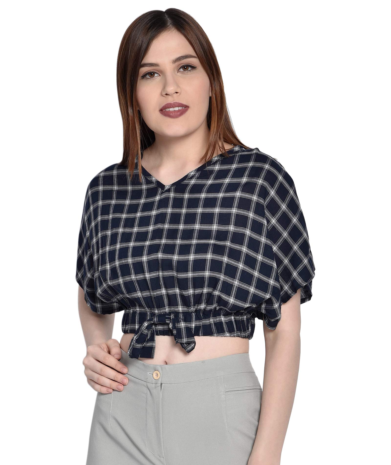 Women Viscose Batwing Top