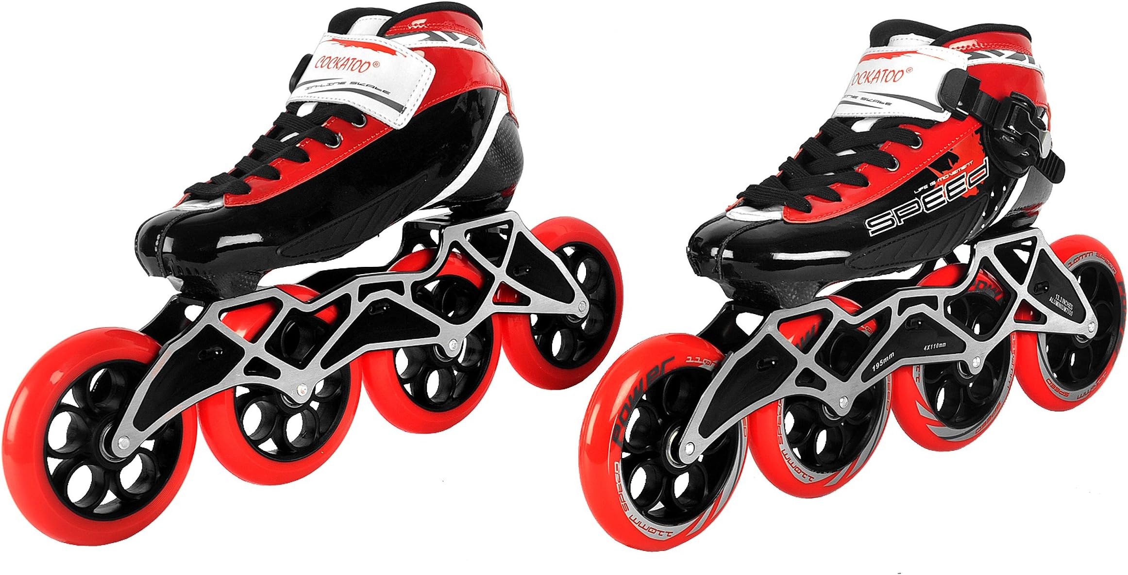 Cockatoo IS07 ABEC-9 Bearing Inline Skate(Wheel Size 110 mm) with Shoes Bag