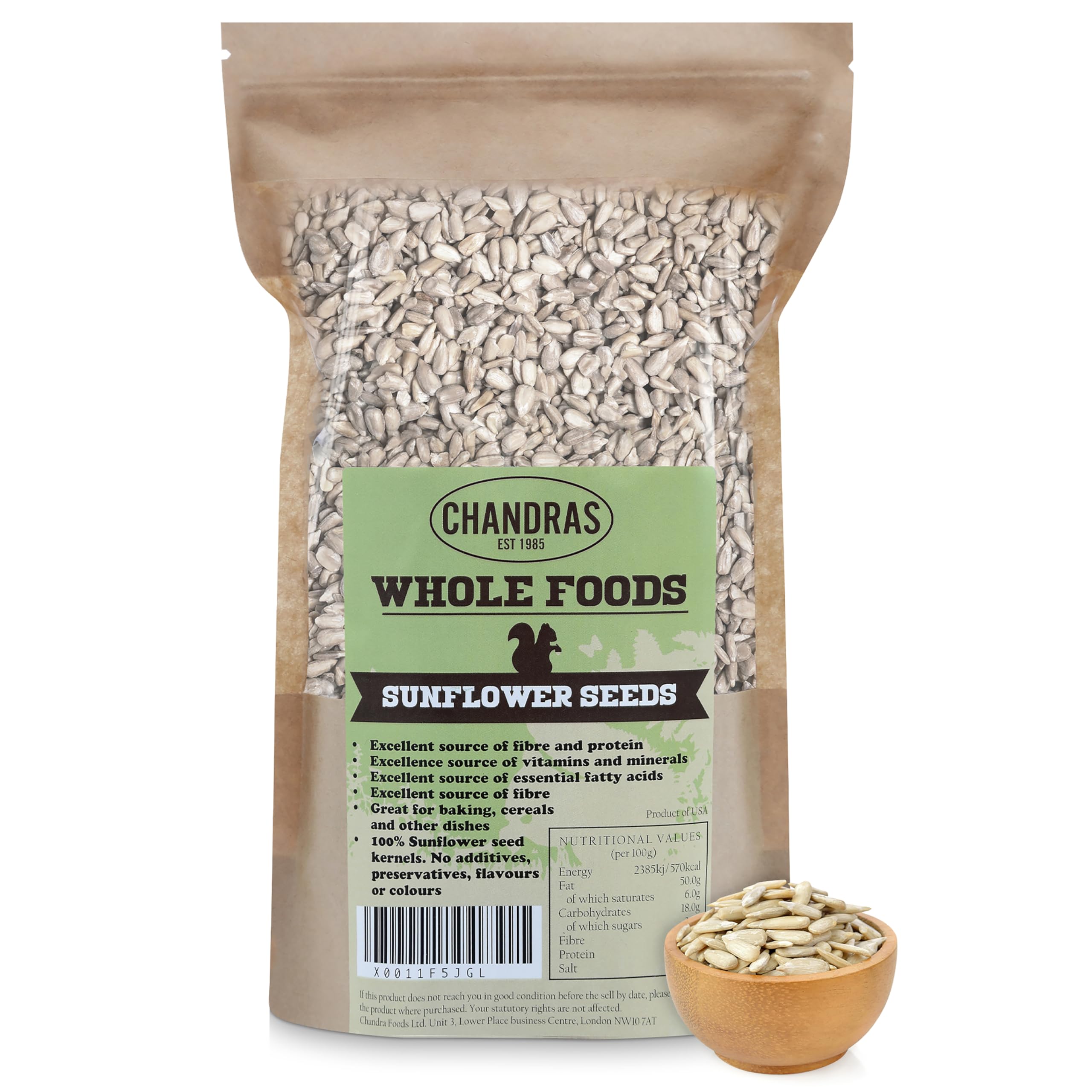 Chandra Whole Foods - Sunflower Seeds