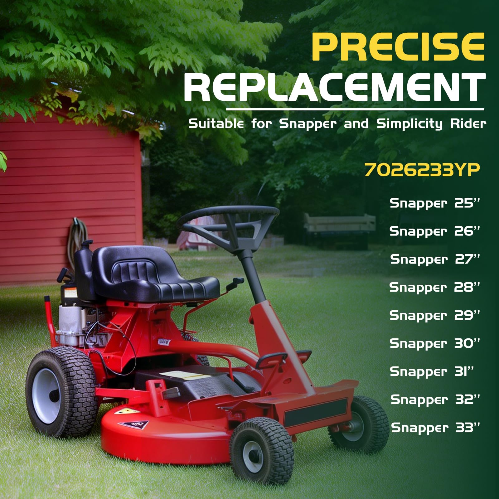shiosheng Replacementparts Snapper Mower Deck Deflector/Discharge
