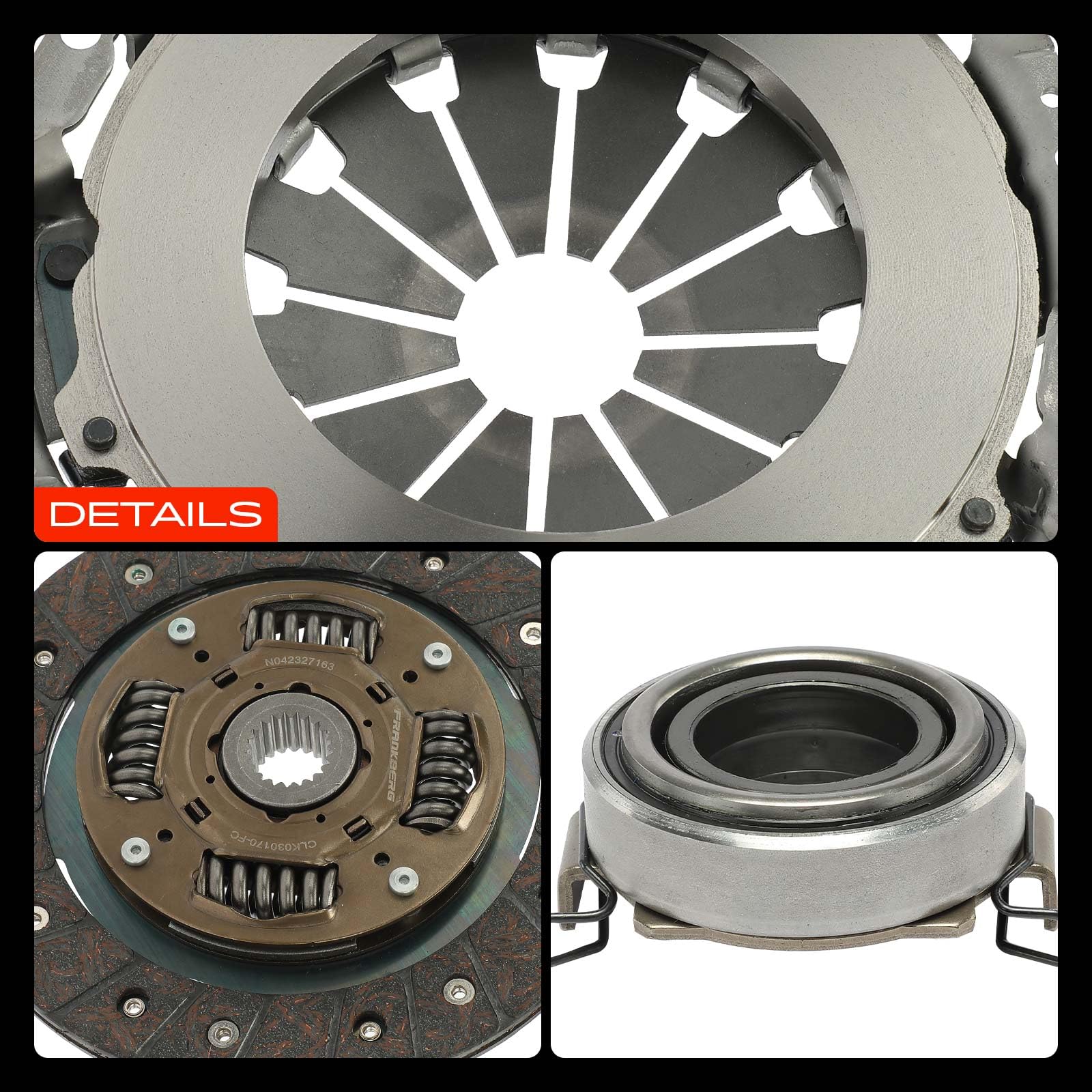 Frankberg Kit de embrague 620059660 | Compatible con: MR 2 I AW1, Carina II Kombi T17, C.o.r.o.l.l.a Compact E11, Carina II Saloon T15, Celica Liftback T16