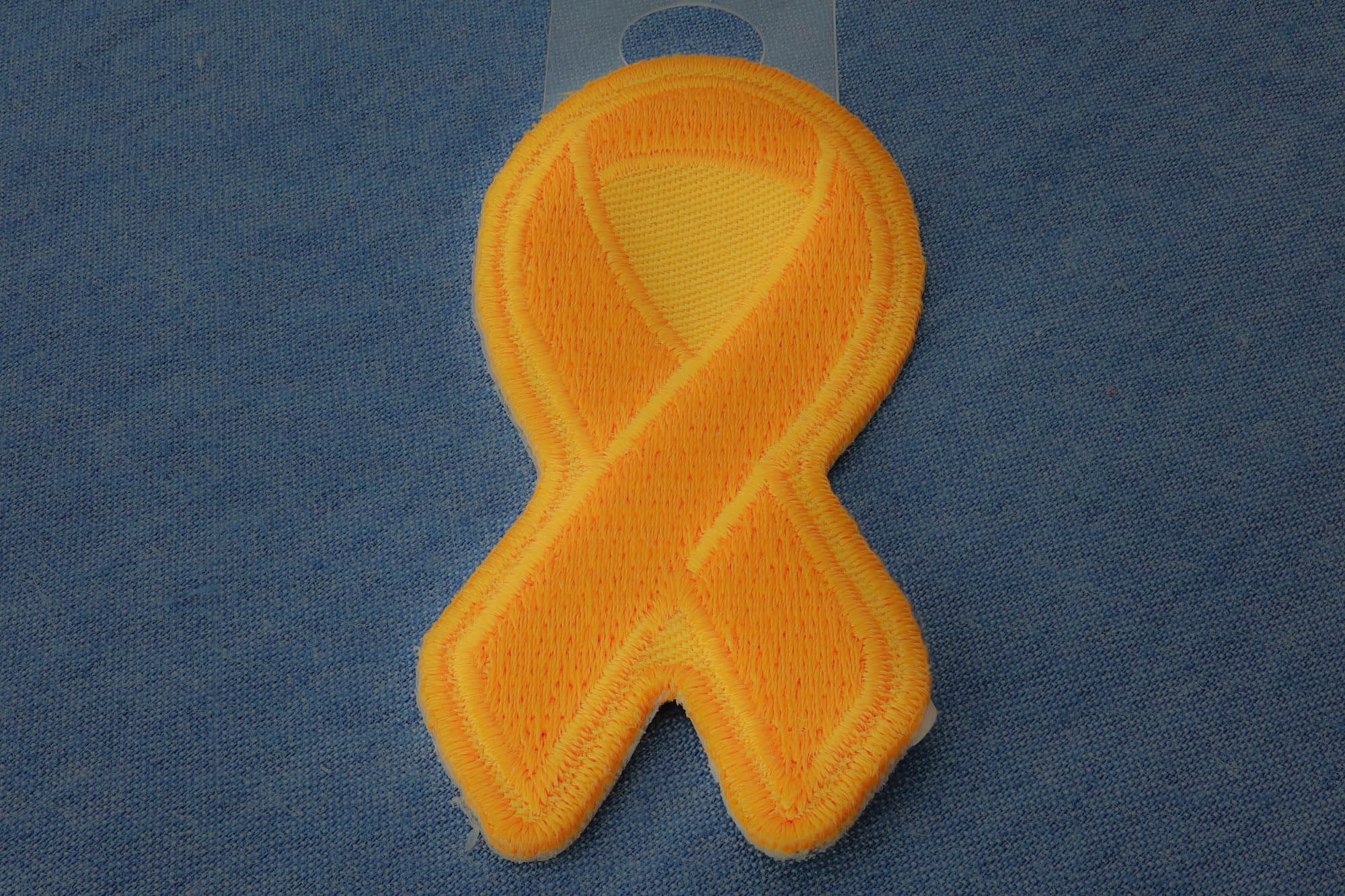 アバンチュウム　Lethal ribbon tops Amazon.com: Orange Leukemia Awareness Ribbon Patch - 3x1.25