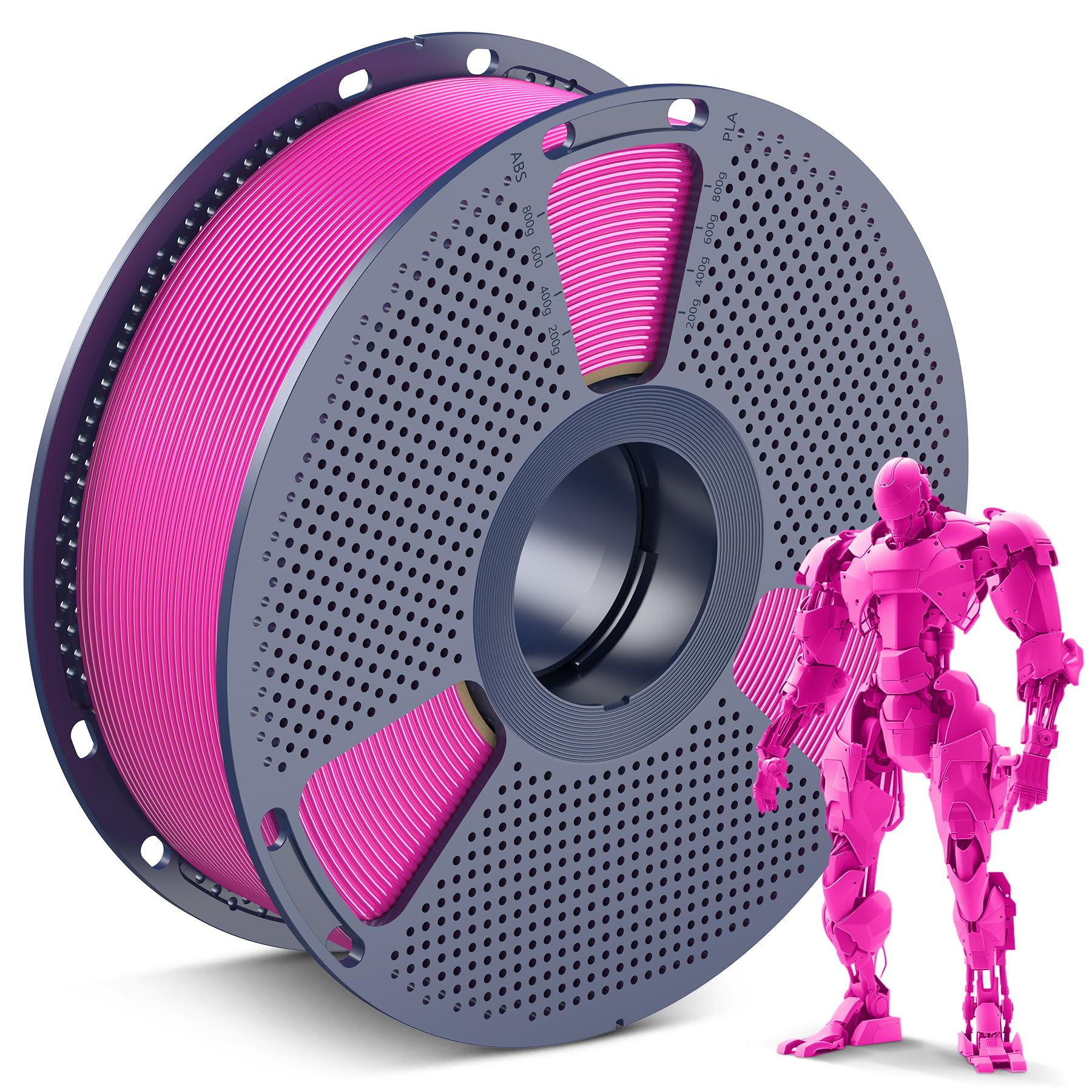SUNLU PLA 3D Printer Filament, Magenta, 1KG