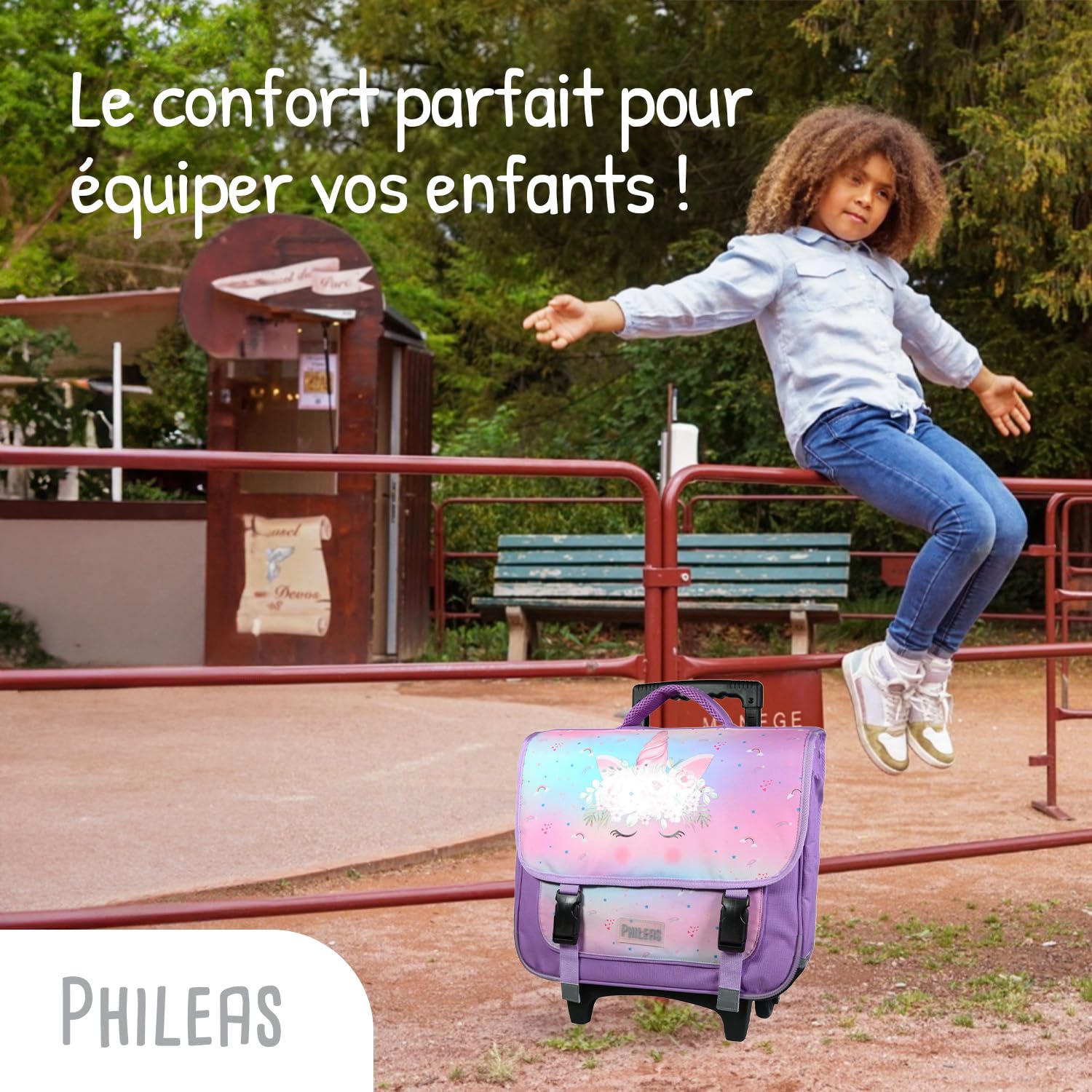 Bagtrotter - Cartable Primaire Fille - 38 cm - Grand Rangement - Tons Bleu & Violet - Différents Modèles & Licences