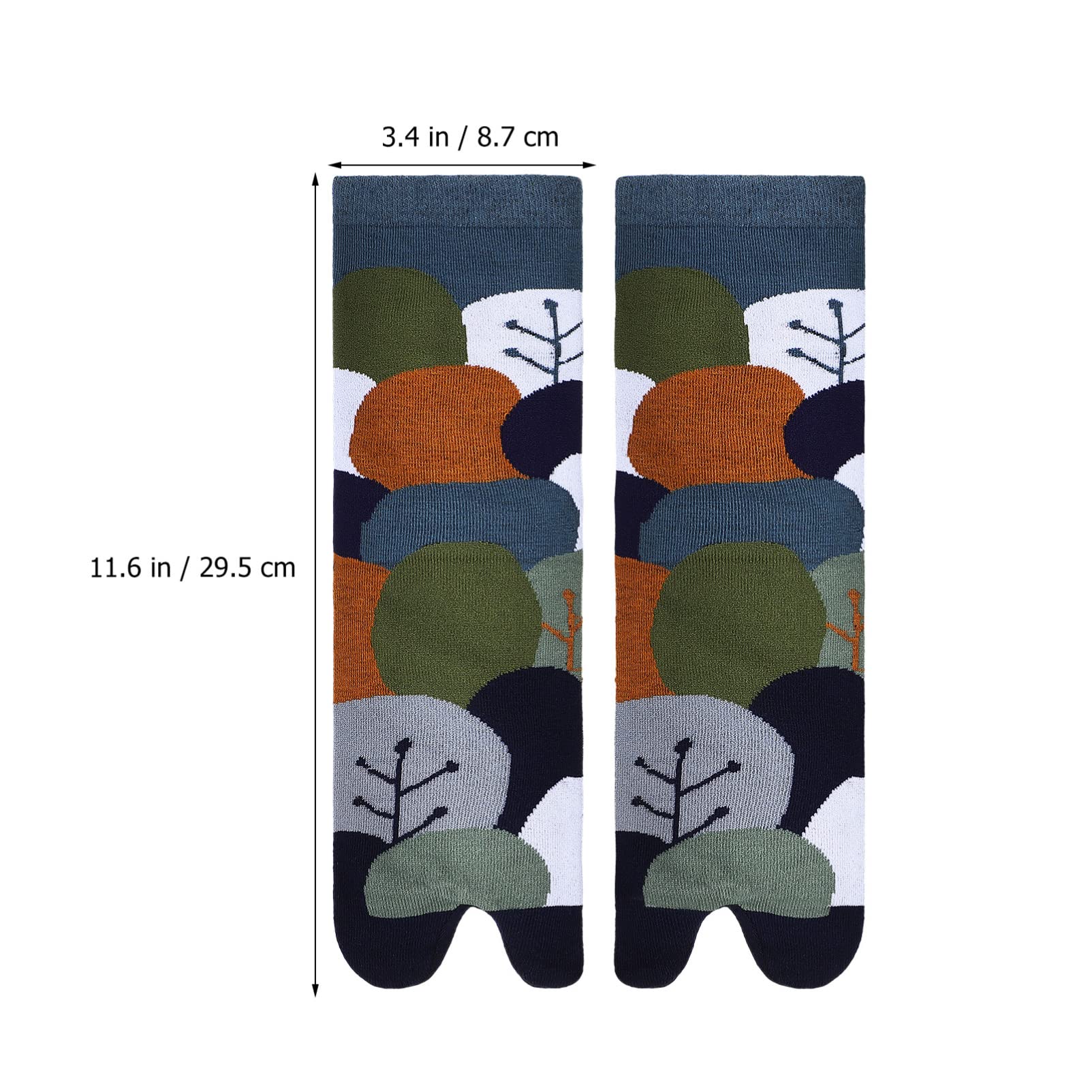 Happyyami 10 Paia Calzini Uomo Calze Tabi Calze Imbottite Per Ragazzi Calze Divise a Due Dita Scaldamuscoli Calze Corte Atletiche Calzino Tabù Calze a Punta Cotone Dita Divise Da Donna