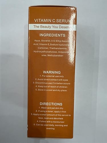 Miniatura 8 de Premium 20% Vitamin C Serum for Face with Vitamin E, Sodium Hyaluronate - Boost Skin Collagen,Hydrate & Plump Skin, Anti Aging & Wrinkle Facial