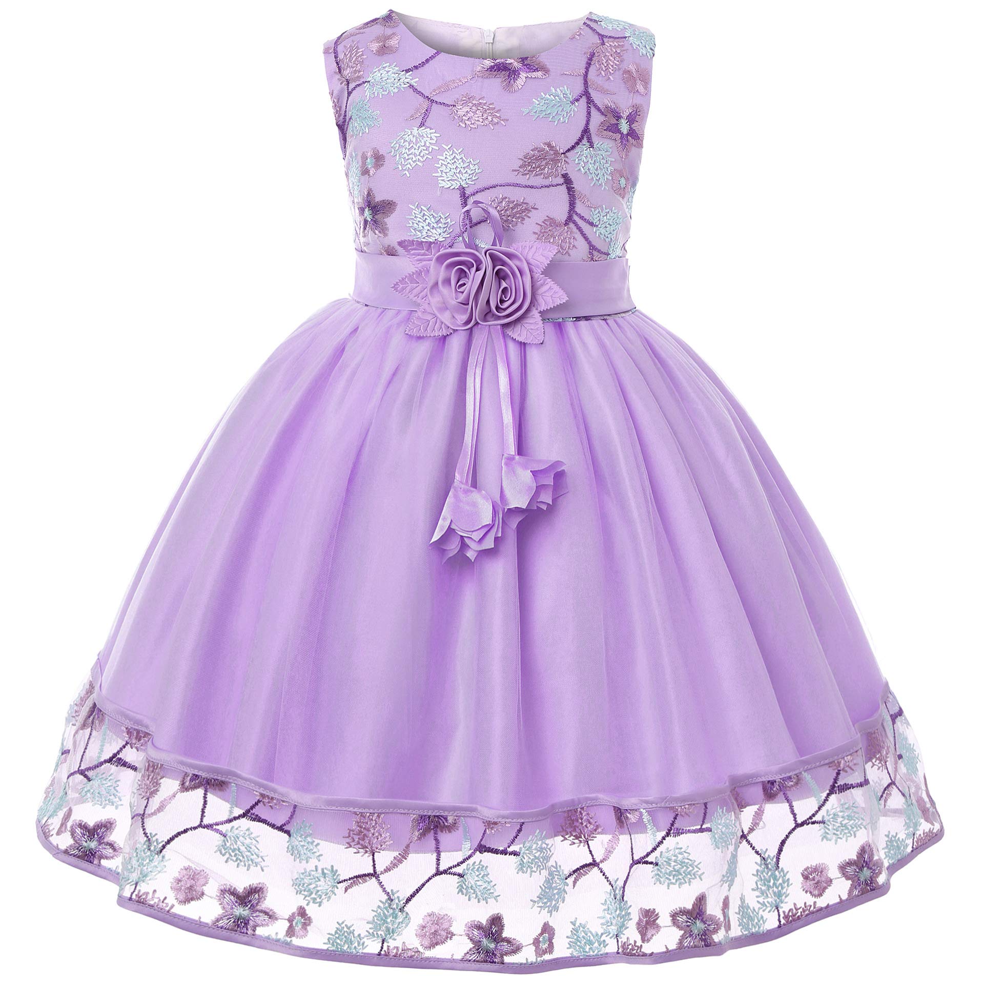 Cichic Girls' Party Flower Wedding Elegant Formal Dress 2-10 Years — view 8