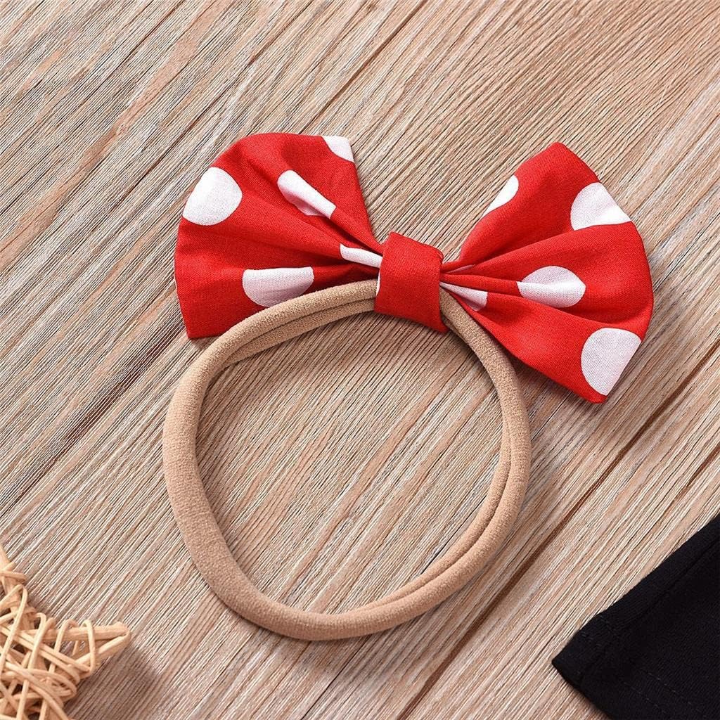 Dressy Daisy Infant Baby Girls Polka Dots Fancy Party Dress Up Halloween Costume Suspender Skirt Sets with T-shirt & Headband - Image 5