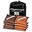 Play Platoon Weather Resistant Cornhole Bags - Set of 8 Regulation Corn Hole - Dark Brown & Light Brown - Durable Duck Cloth Corn Hole for Tossing Game, Includes Tote Bag