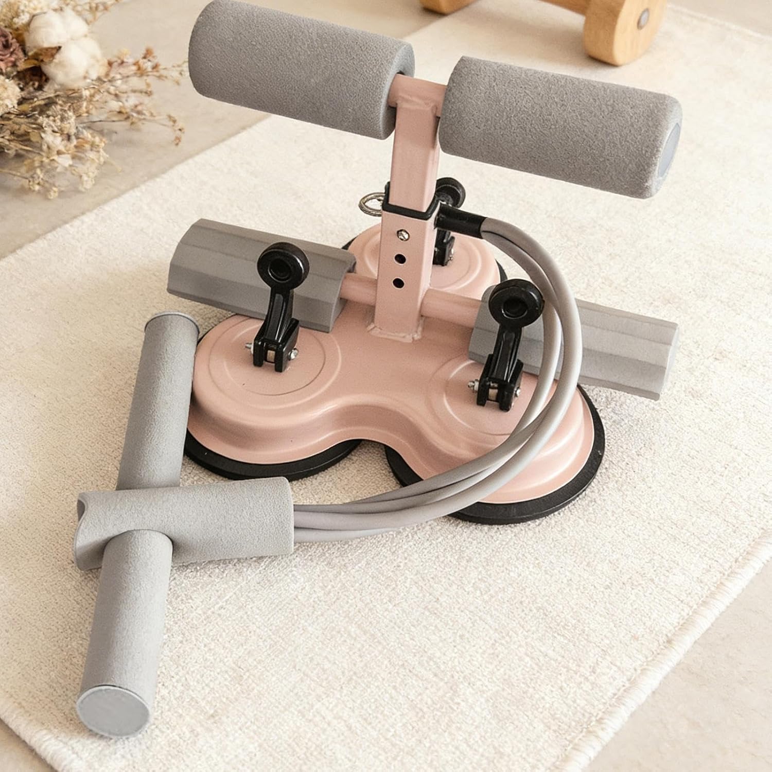 Ab Machine Ergonomic Suction Cup Workout Equipment