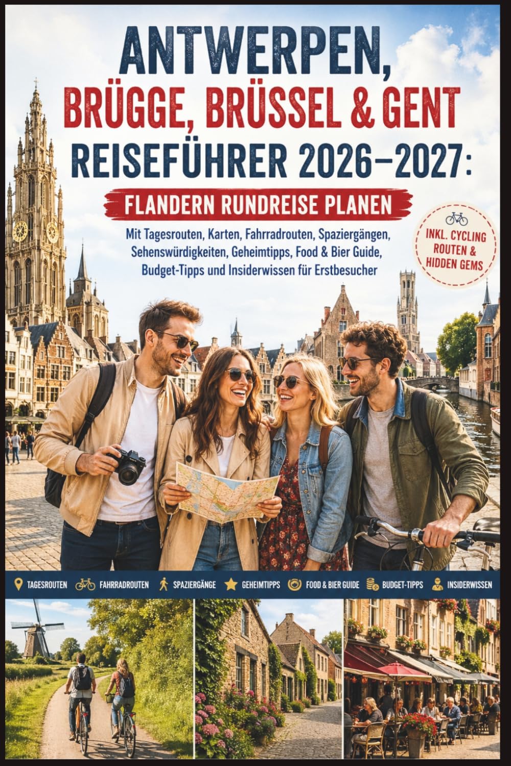 Antwerpen, Brügge, Brüssel & Gent Reiseführer 2026–2027: Flandern Rundreise planen Mit Tagesrouten, Karten, Fahrradrouten, Spaziergängen, Sehenswürdigkeiten, Geheimtipps Food & Bier Guide, Budget-Tip