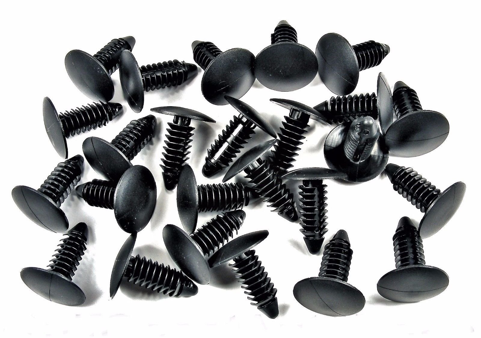 Retro-Motive Nylon Push Retainer Clips for GM- Fits 1/4" Hole- 13/16" Long- (25 pcs)- #1798