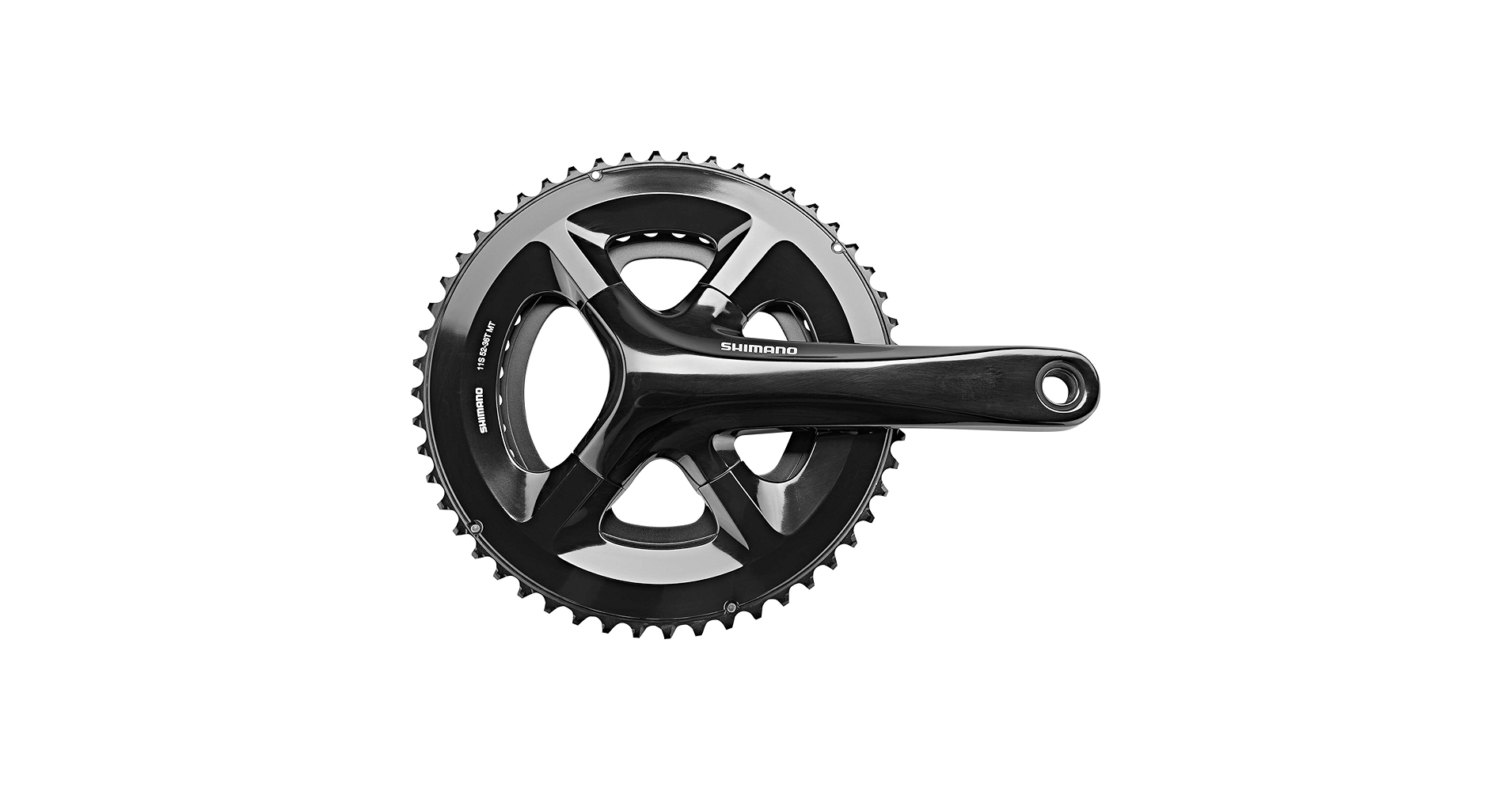 Amazon.com : SHIMANO Road FC-RS510 Crank Set 2x11 52/36 black