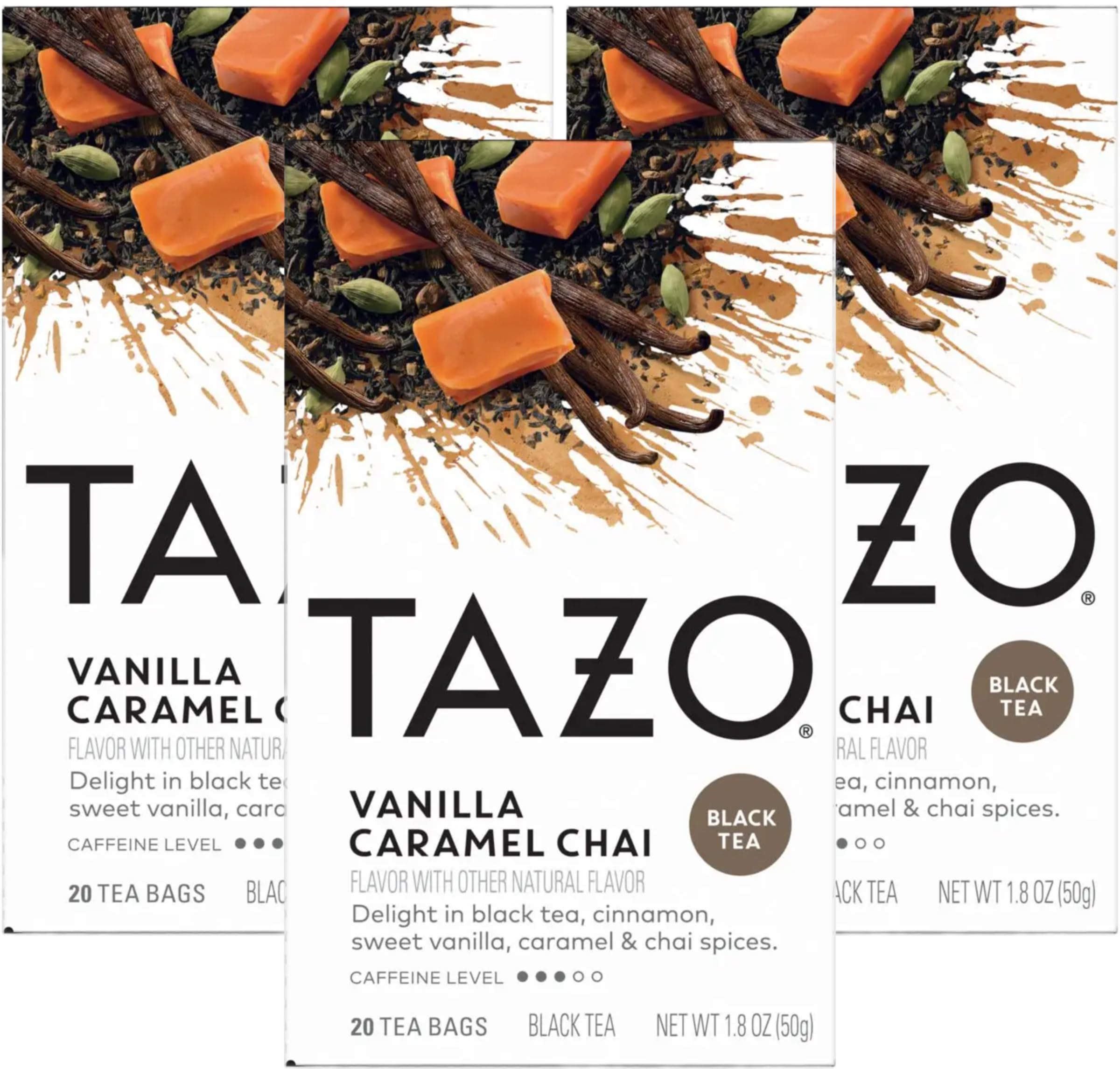 Amazon.com : Tazo Vanilla Caramel Chai Teabags, 20 Count (Pack of