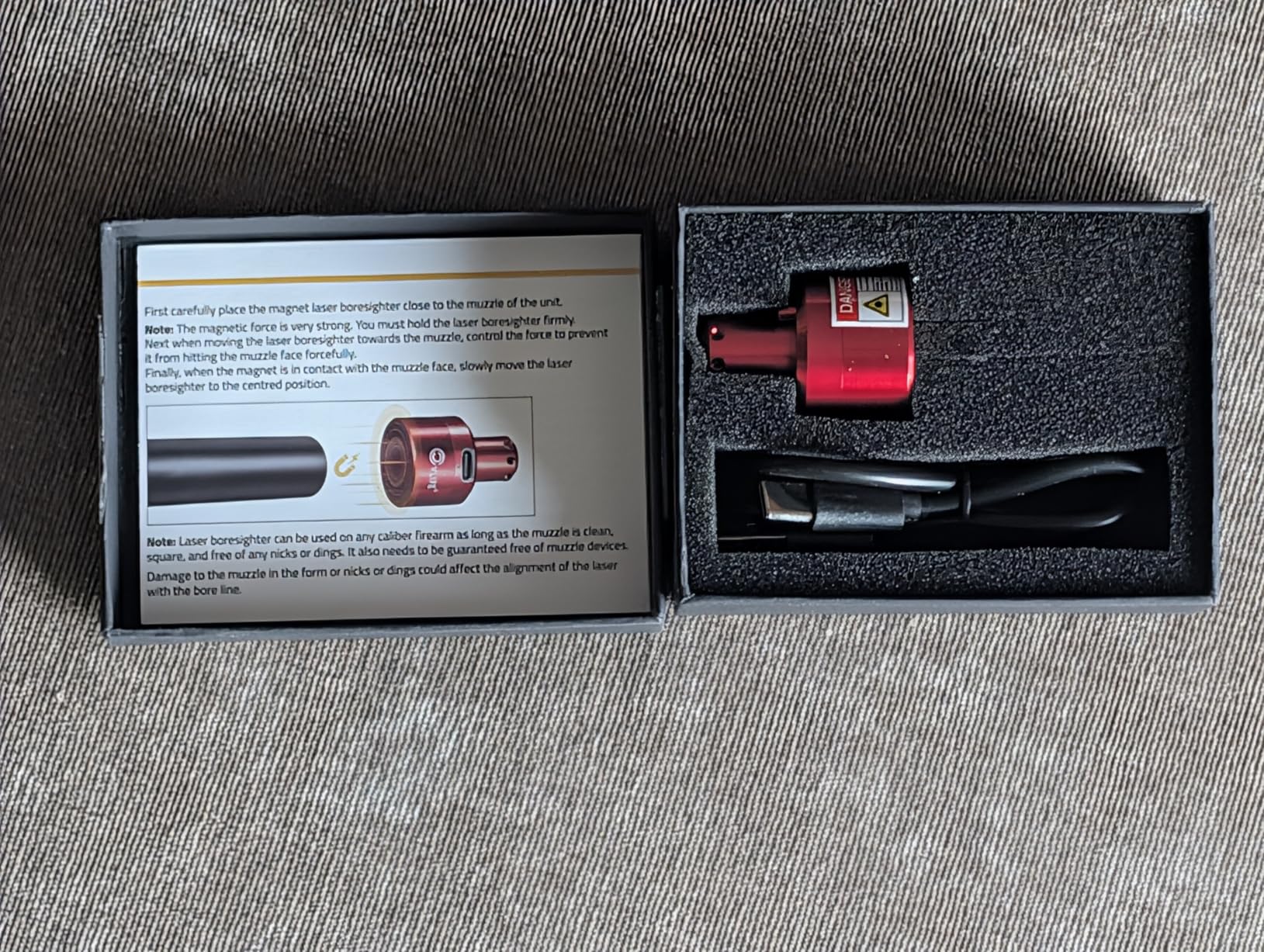 CVLIFE Rechargeable Magnetic Boresighter on Muzzle - Customer Photo 2