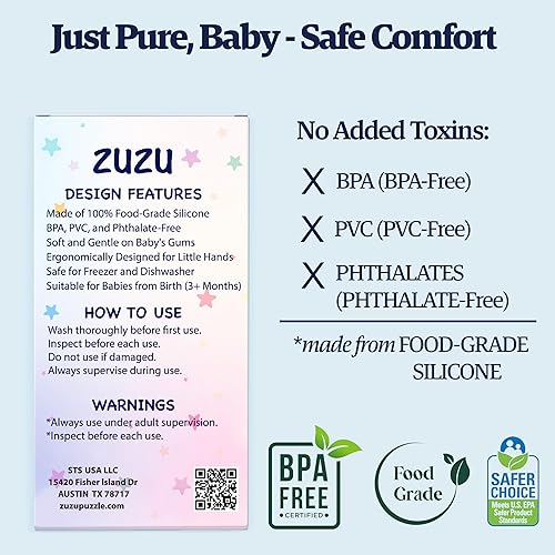 Miniatura 5 de Paquete de 6 juguetes Montessori sensoriales para bebés de 0, 3, 6, 12, 18, 24 meses, mordedor para bebés, juguetes de dentición, juguetes de