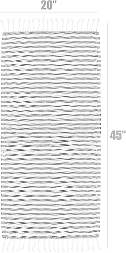 Vista 95 de Bazaar Anatolia Juego de 2 toallas de mano turcas para baño, 39 x 19 pulgadas, algodón, toallas de mano decorativas para cocina, té, yoga, cara