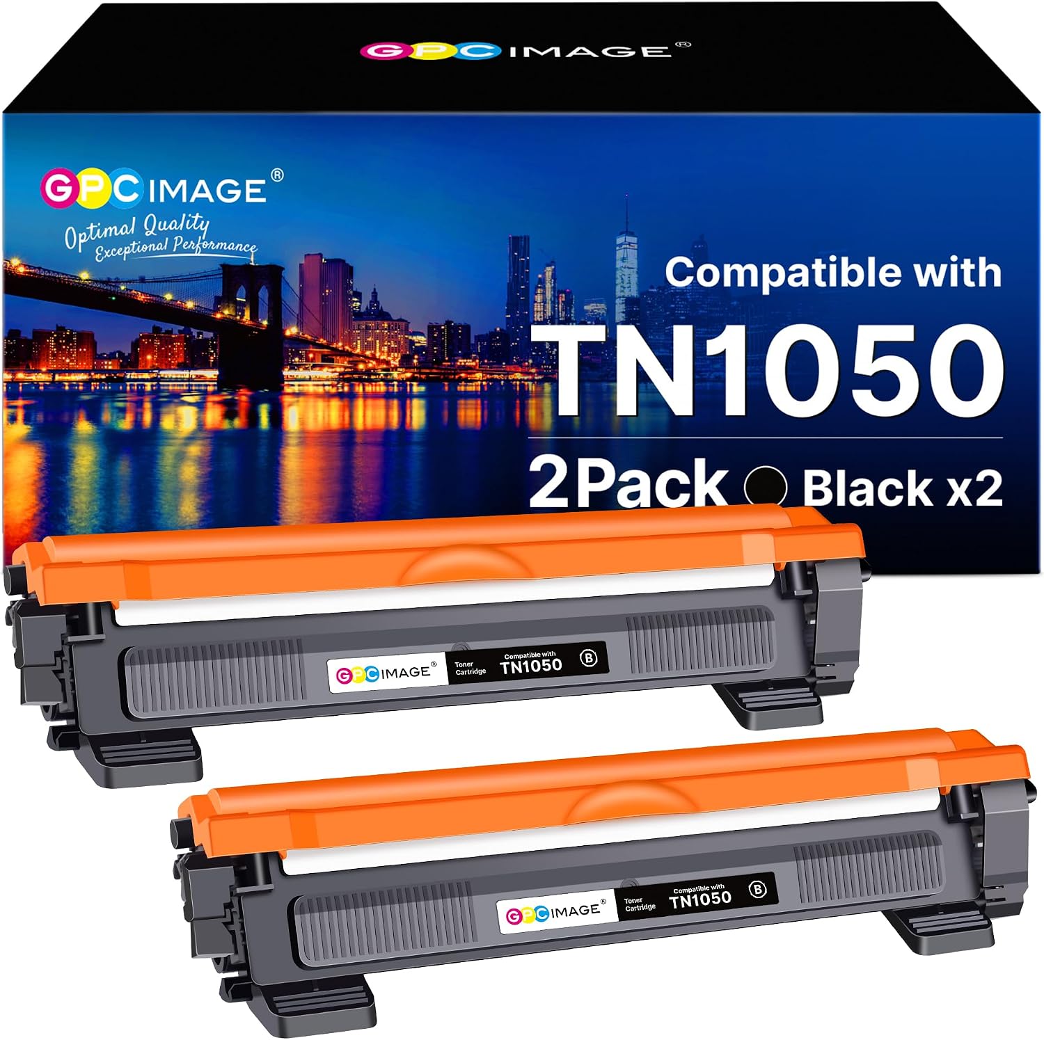 🔥 SELTEN SO GÜNSTIG (-39%) TN1050 TN-1050 Toner Kompatible für TN 1050 Toner Brother Schwarz 2er-Pack