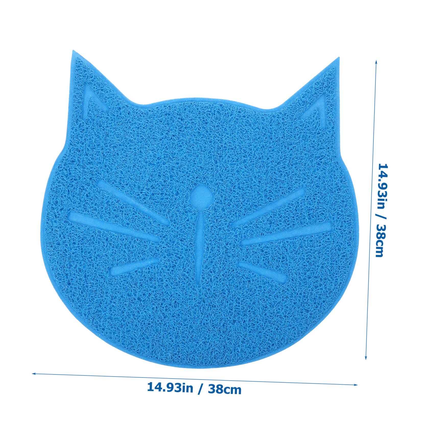 HEMOTON Cat Shaped Pet Food Mat Non Slip Puppy Bowl Placemat Easy to and Durable Design for Cat and Dog Feeding Chic Home Decoration