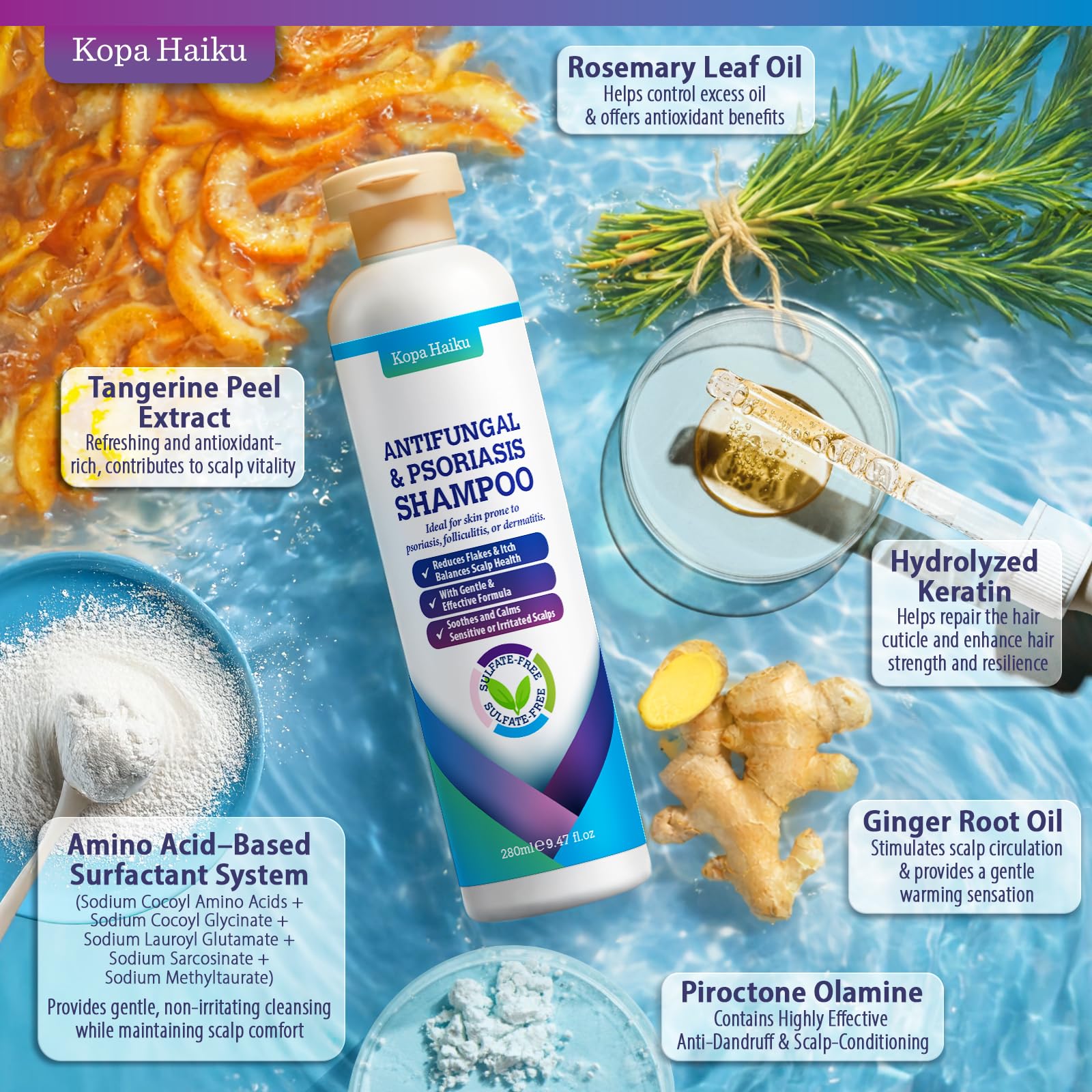 Shampoo Scalp per dermatite seborroica e psoriasi