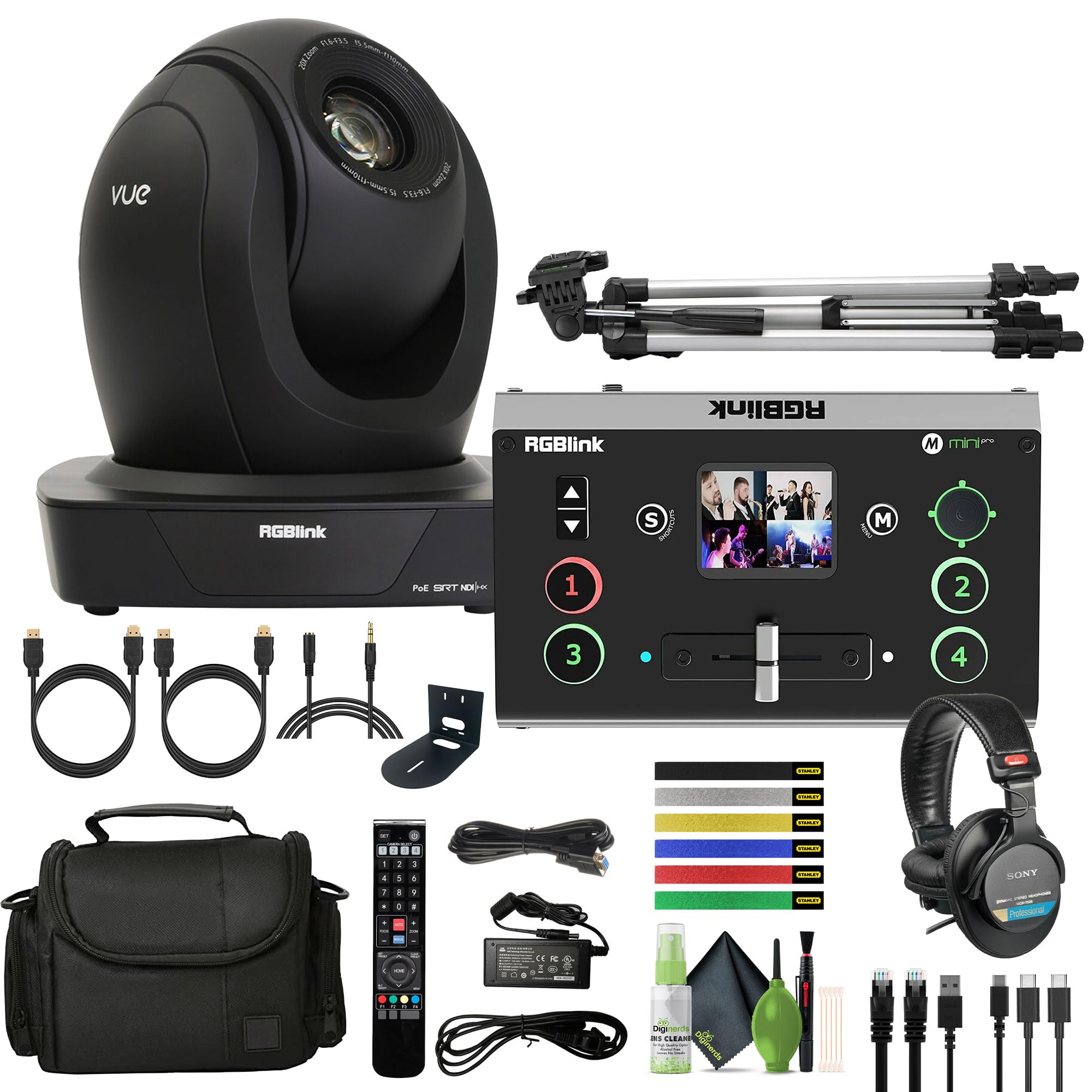 Buy RGBlink 20x Optical PTZ Camera + Minipro Video Switcher Mixer