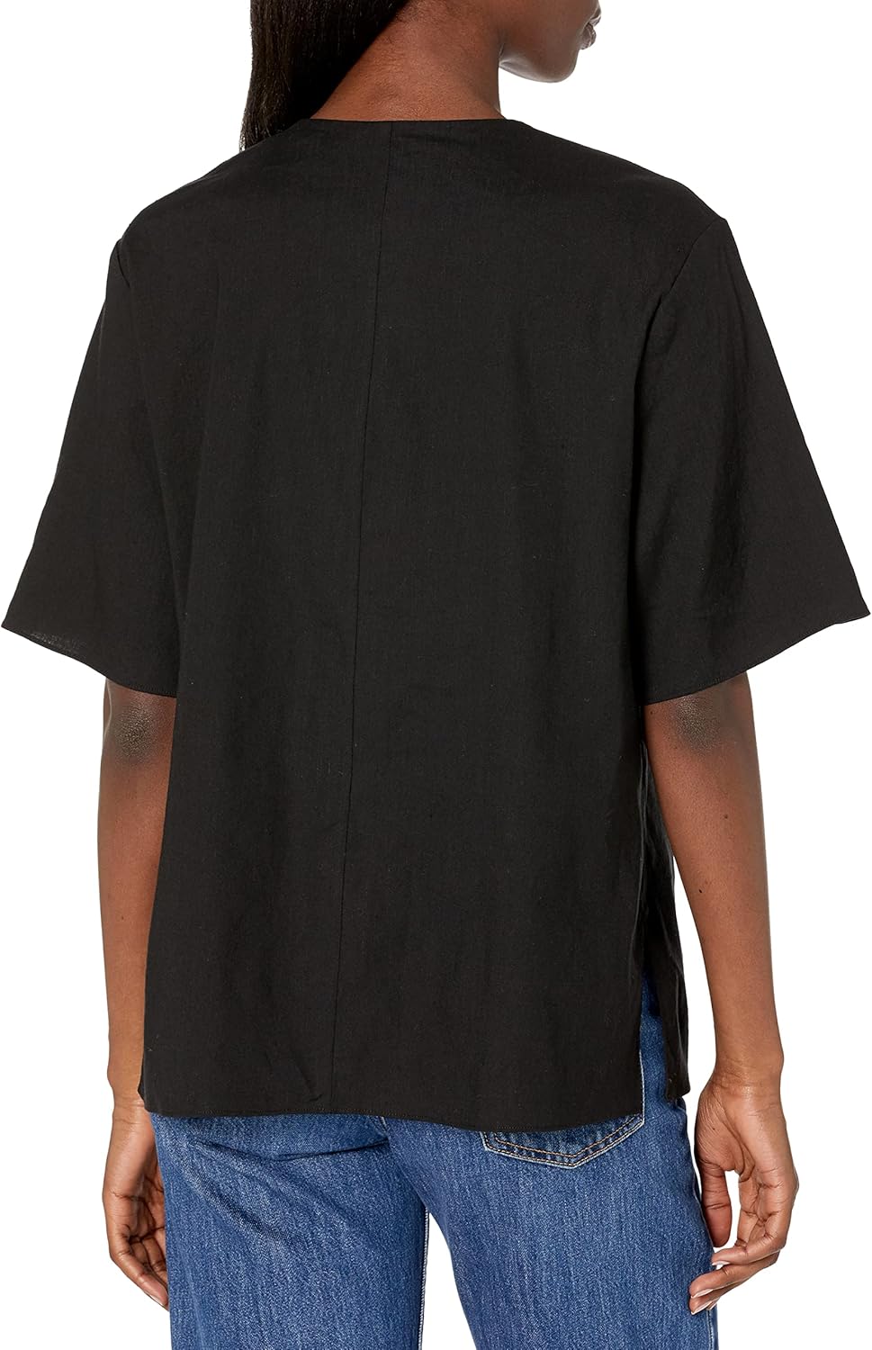 Vince Womens Easy Slit Neck Tee - Image 2