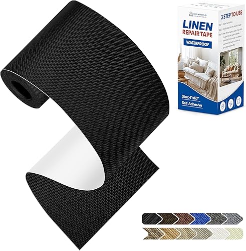 Vista 133 de Parches de reparación de lino grueso, parches de tela de lino autoadhesivos, 8 x 11 pulgadas, 2 unidades, multicolor, se pueden utilizar