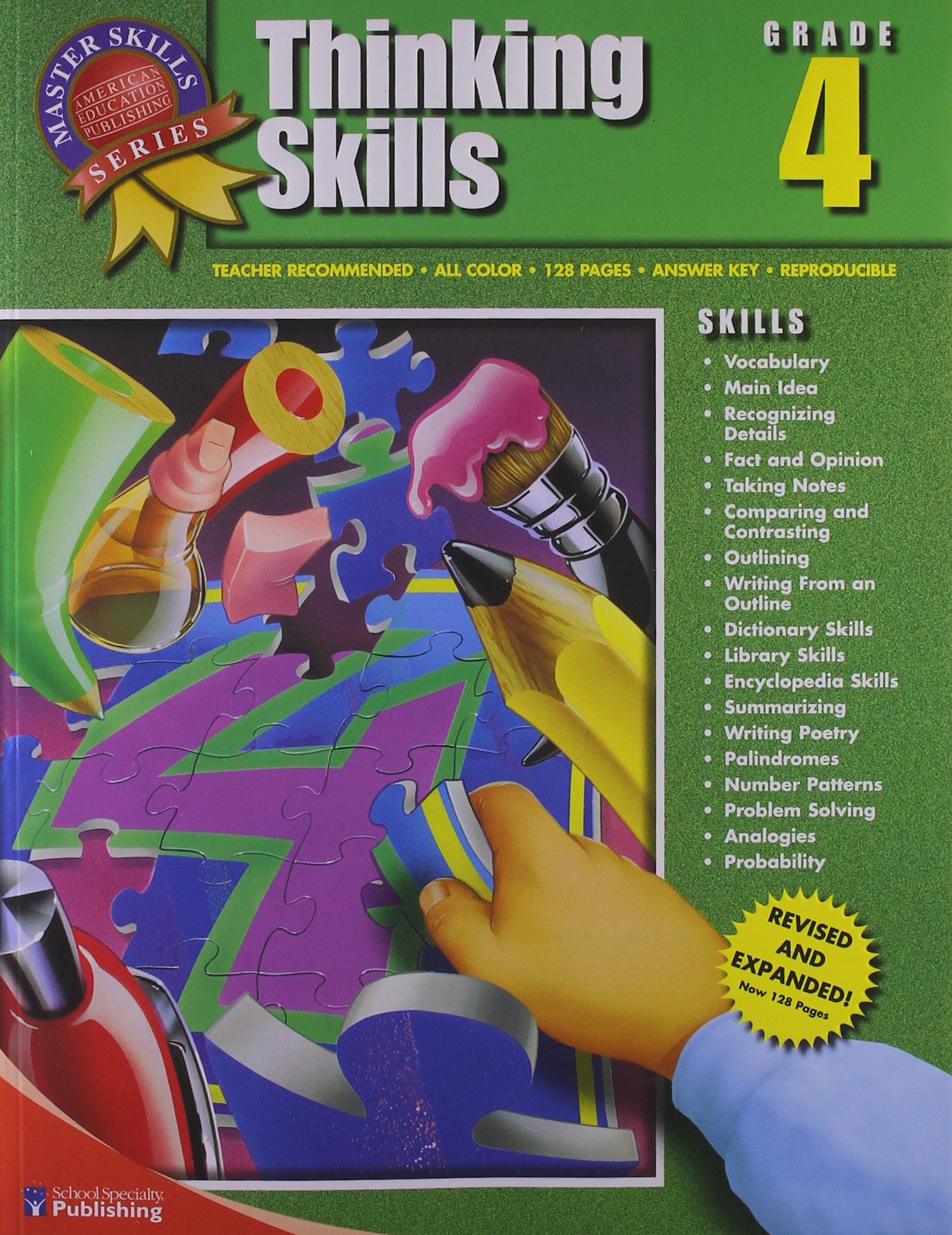 Master Thinking Skills Skillbook: Grade 4 (Master Skills)