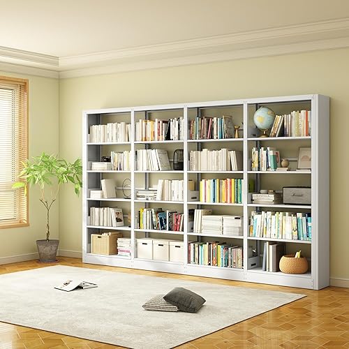 Miniatura 11 de Estantería de Libros, Librero Resistente de 5 Niveles, Estantería Ajustable, Gran Capacidad por Estante, Libreros Modernos para Sala de Estar,