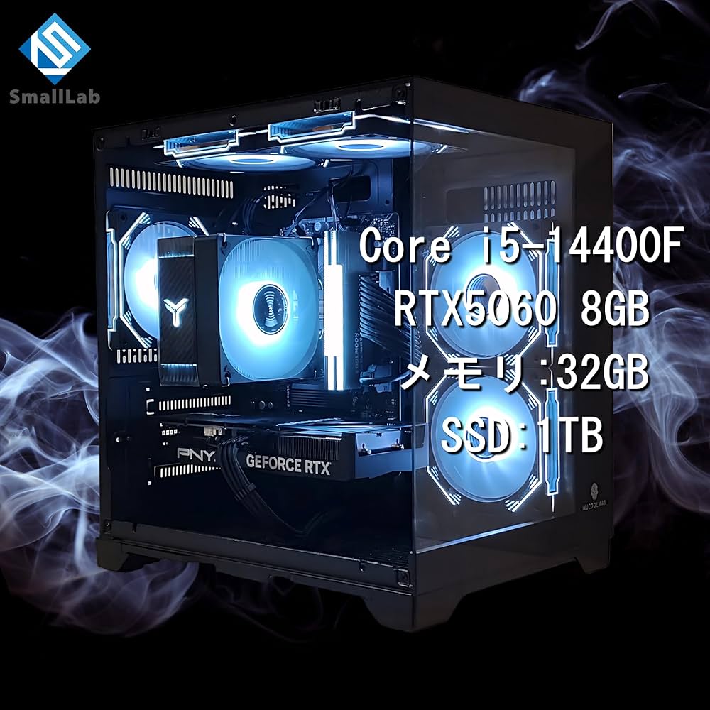 Amazon.co.jp: スモールラボ Intel Core i5-14400F ／ RTX5060 8GB