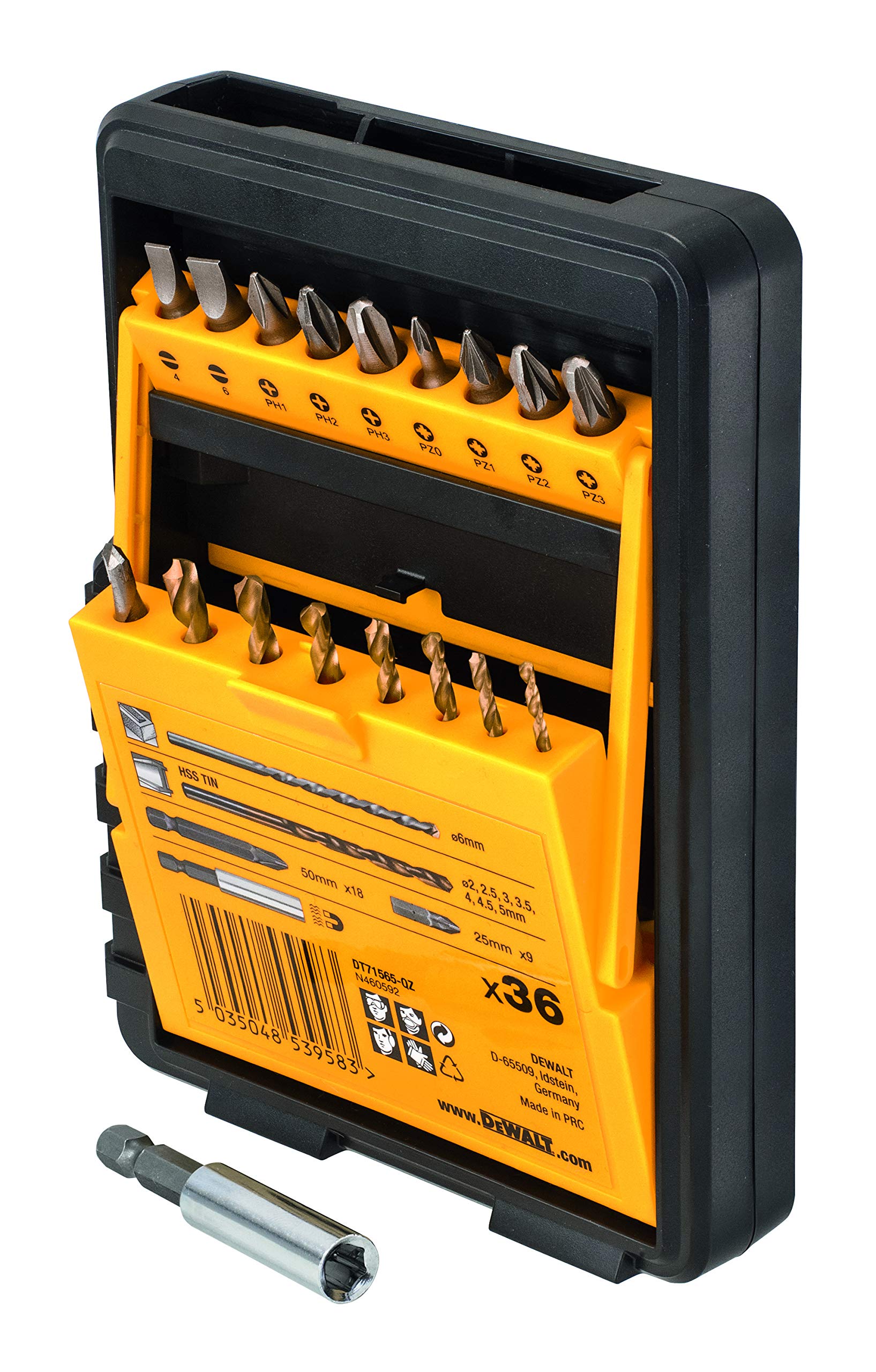DT71565-QZ - Juego de 36 piezas de Alto rendimiento Drill Bits