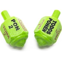 Classic Mexican Pirinola Toma Todo Plastic Solid Peace Color Collection Green/Pirinola de Plastico Solida Coleccion Green 2 Pack
