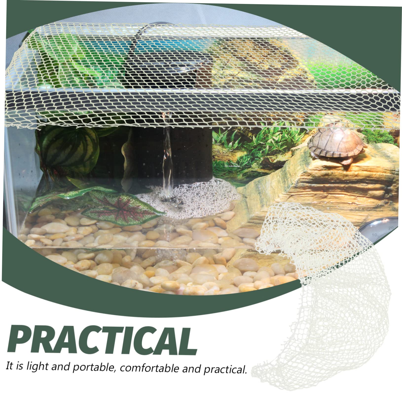 Filet Anti-Saut pour Aquarium Maille à Monter -même Protection Tortues Poissons