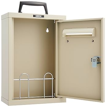 ナカバヤシ フリーボックス FB-10 NEOX / アンケートボックス 意見箱 Amazon | ナカバヤシ フリーボックス ハガキサイズ投入口/取手付