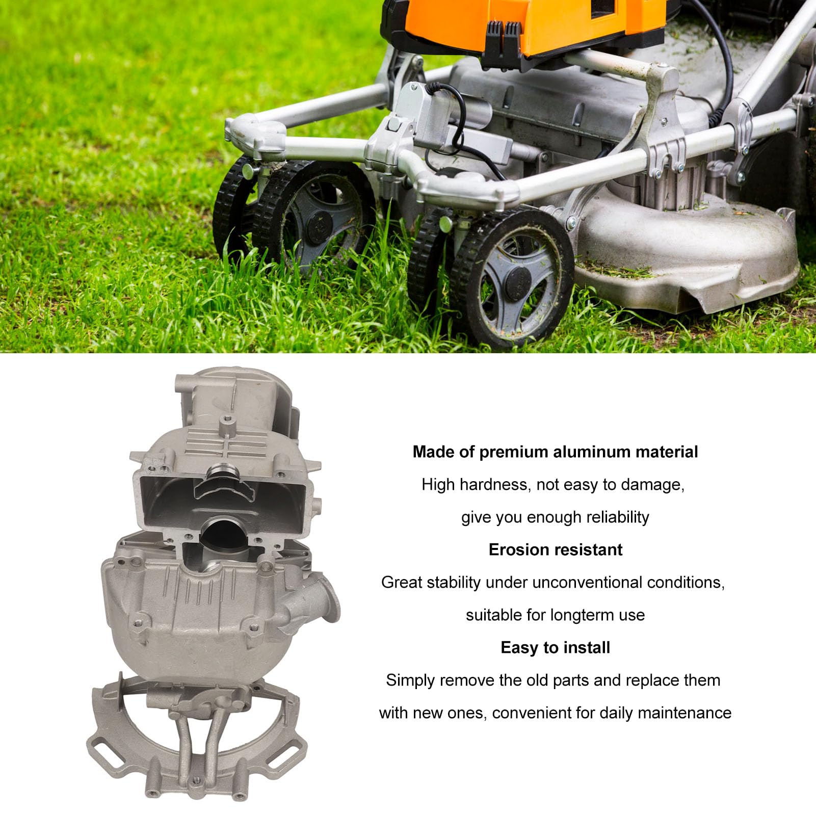 CHICIRIS Łatwa w Montażu część Zamienna Tłoka Cylindra do Kosy Spalinowej GX35, Aluminium, 1 Zestaw