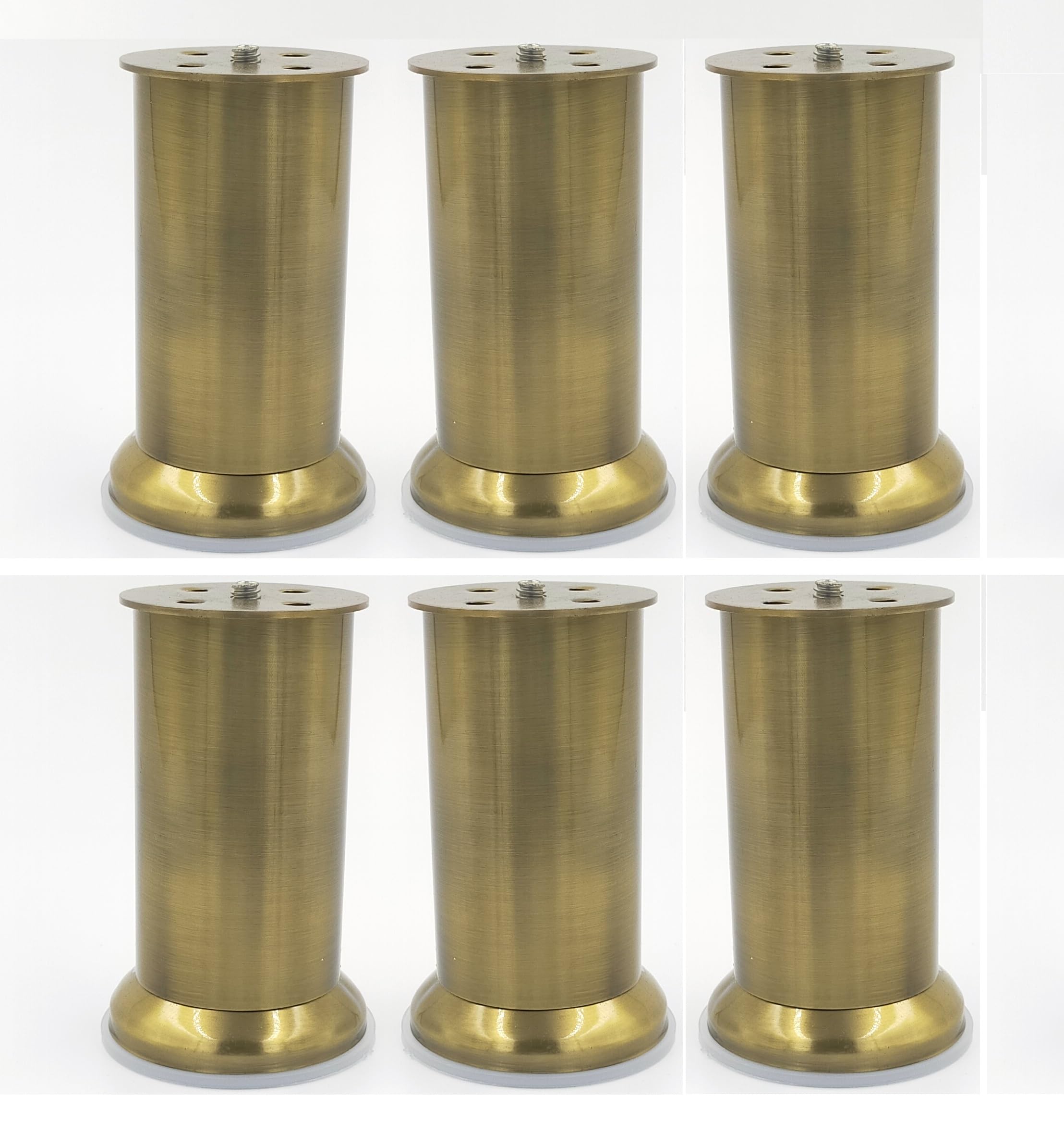 VMD, Stainless Steel 4" & 45 MM Dia. Antique Finish 2 mm Heavy Plate, Sofa, Furniture Legs (Pack of 6) (B0CQTDDWB7) Amazon Price History, Amazon Price Tracker