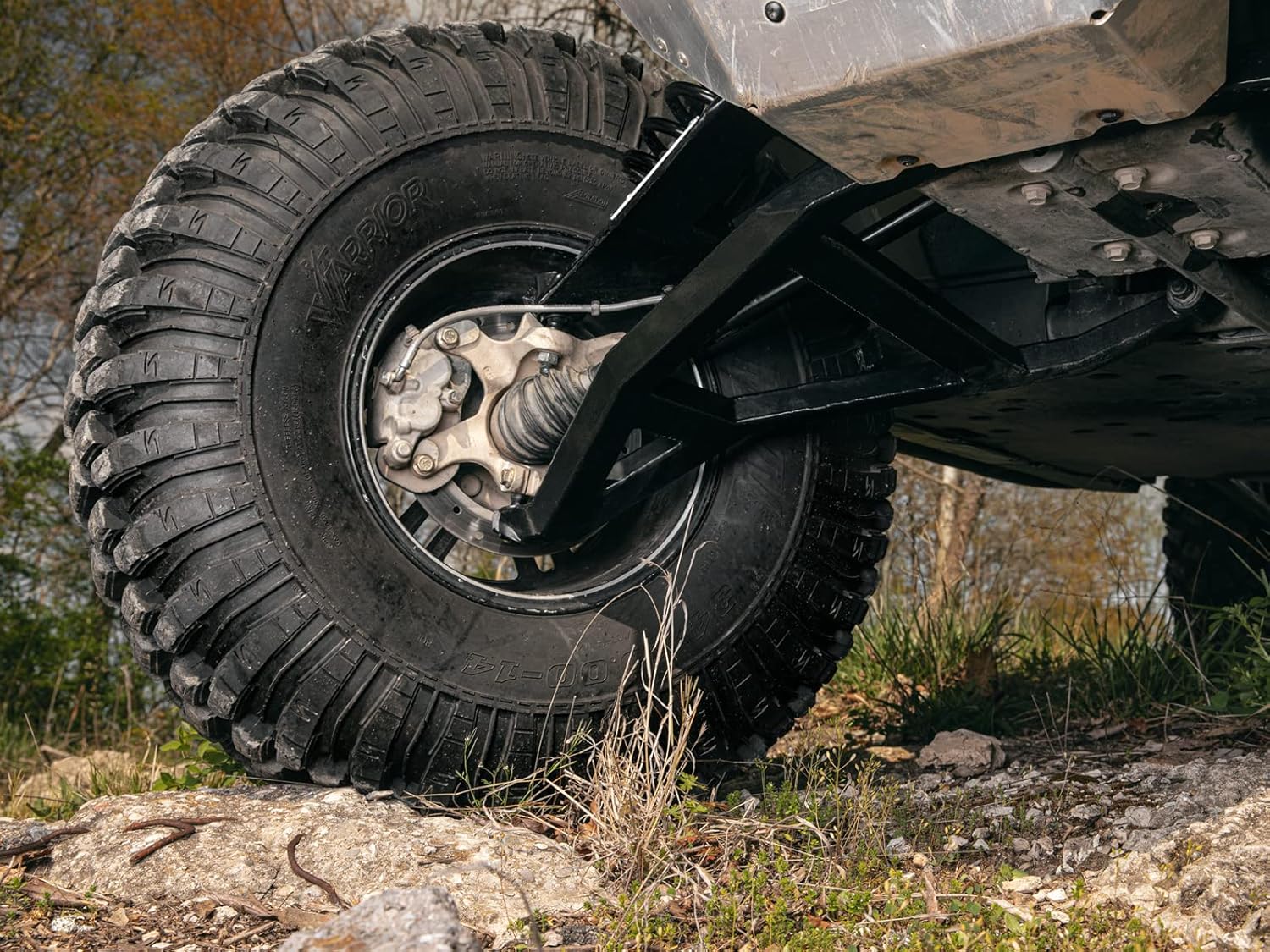 SuperATV Black SideWinder A-Arms for Can-Am Maverick X3 (See Fitment) | 1.5 Inch Forward Offset | Fits up to 36 Inch Tires | 64 Inch Wide | Alloy Steel Plating | Adjustable Upper Pivot Block