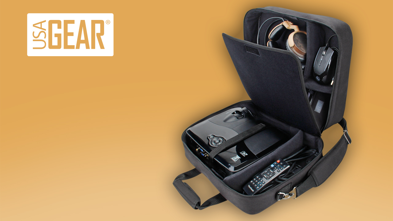 Amazon.com: USA Gear Projector Carrying Case, Customizable Scratch