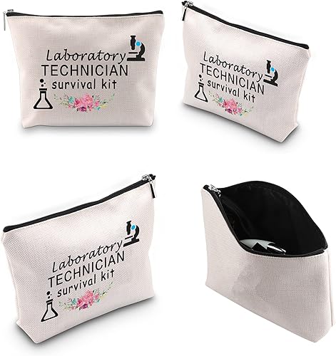Miniatura 6 de WCGXKO Kit de supervivencia para técnico de laboratorio, tecnología de laboratorio, ciencia, bolsa de cremallera, bolsa de maquillaje, regalo,