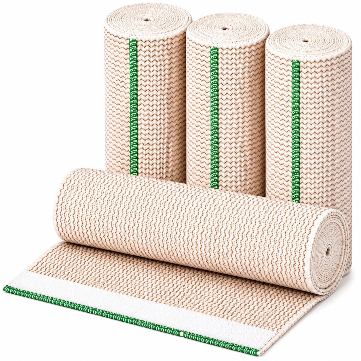 Vakly Elastic Bandage Wrap 4'' x 5 Yds, Self-Closure Compression Roll 10 Pk — Amazon image 17